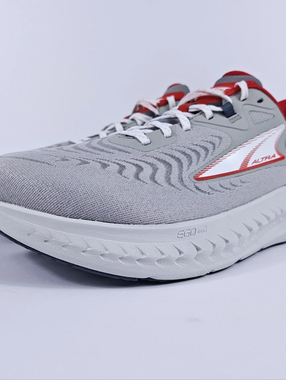 Altra Torin 7 Mens 10.5 Wide Zero Drop FootShape Road Running Shoes Gray EGO Max